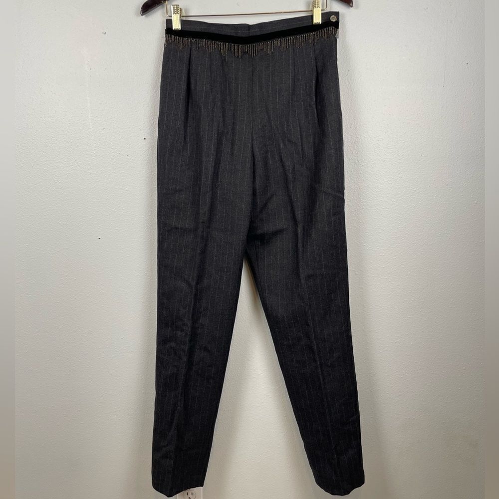 Harve Benard Gray Wool Dress Pants Size 8 EUC